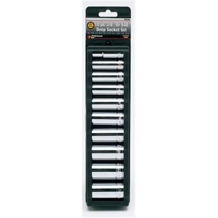 Wilmar Corporation .38in. Drive Deep Socket Set  W38300 -  PERFORMANCE TOOL